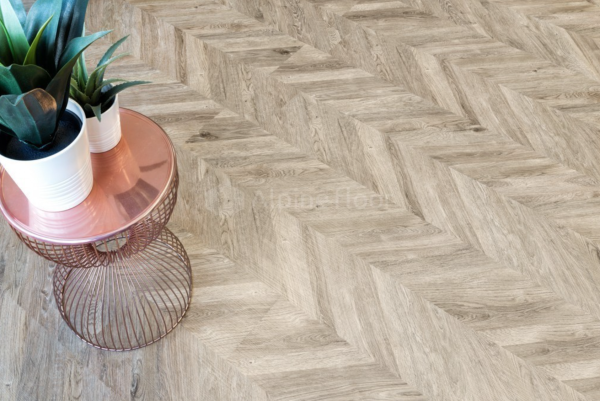 Клеевая кварцвиниловая плитка Alpine Floor Ультра (Ultra) ФРАНЦУЗСКАЯ ЕЛОЧКА ECO 5-25